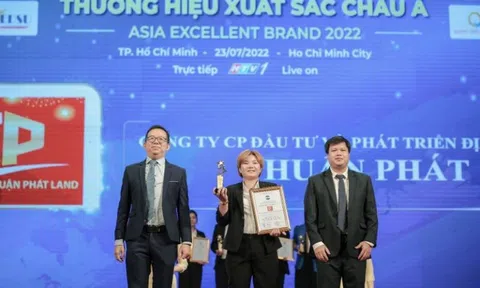 BĐS Thuận Phát được vinh danh “TOP 10 Thương Hiệu Xuất Sắc Châu Á – Aisa Excellnt Brand 2022”